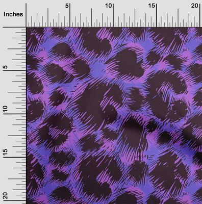 Cotton Flex Plum Fabric Animal Skin Fabric For Sewing Printed Craft Fabric By The Yard 40 Inch