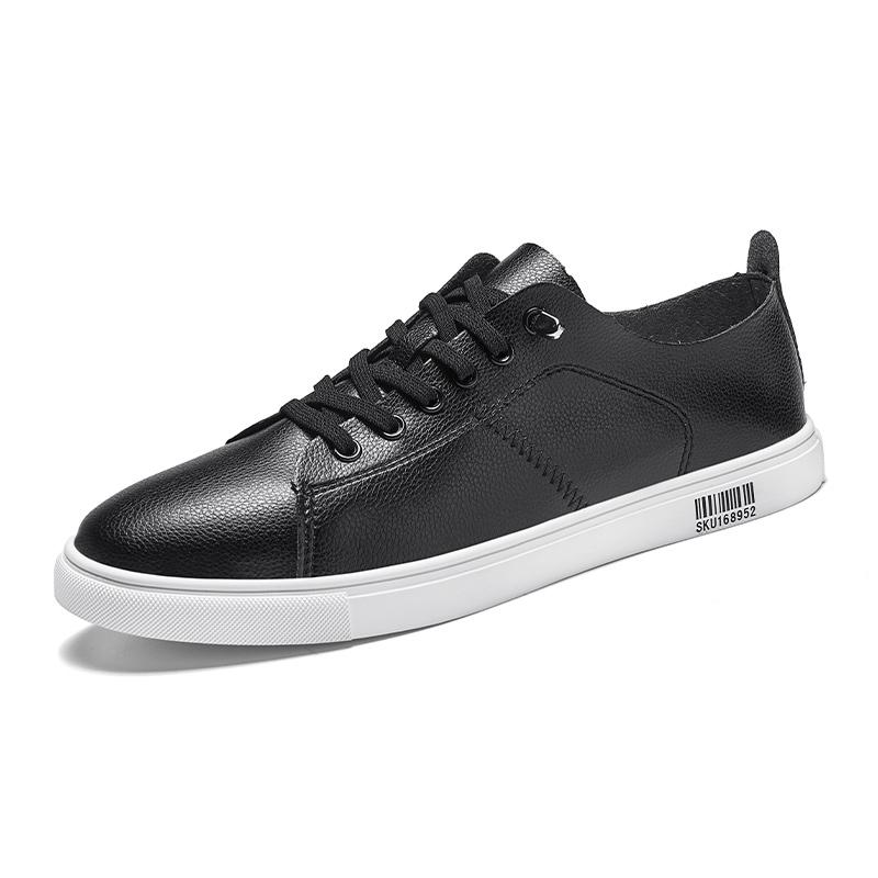 

Модные дышащие кроссовки для скейтбординга, мужские модные кроссовки, легкие вулканизированные туфли, повседневная кожаная мужская обувь для треккинга, для отдыха и прогулок, балетки 44 чёрный