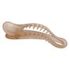 Hair Clips Apricot Flat Duck Bite Pin Rust-Resistant Reusable Large Side-Smooth Flat Clip Hair Accessories