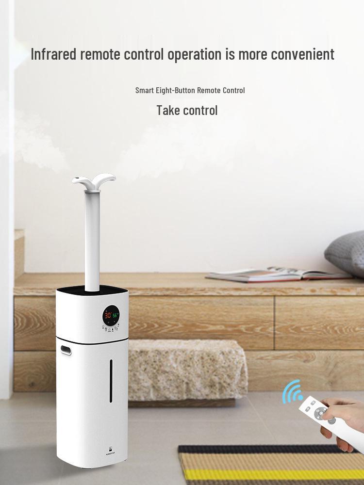 16L Ultrasonic Top-Fill Humidifier with Water Sterilization and Air Atomization
