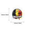 50 Sheets World Cup National Flag Cartoon Stickers: Creative, Cultural Decorations for Stationery, Planners, Notebooks
