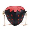 Pu Themed Strawberry Leather Girls Purse Antitheft Shoulder Bag Gift Toddler
