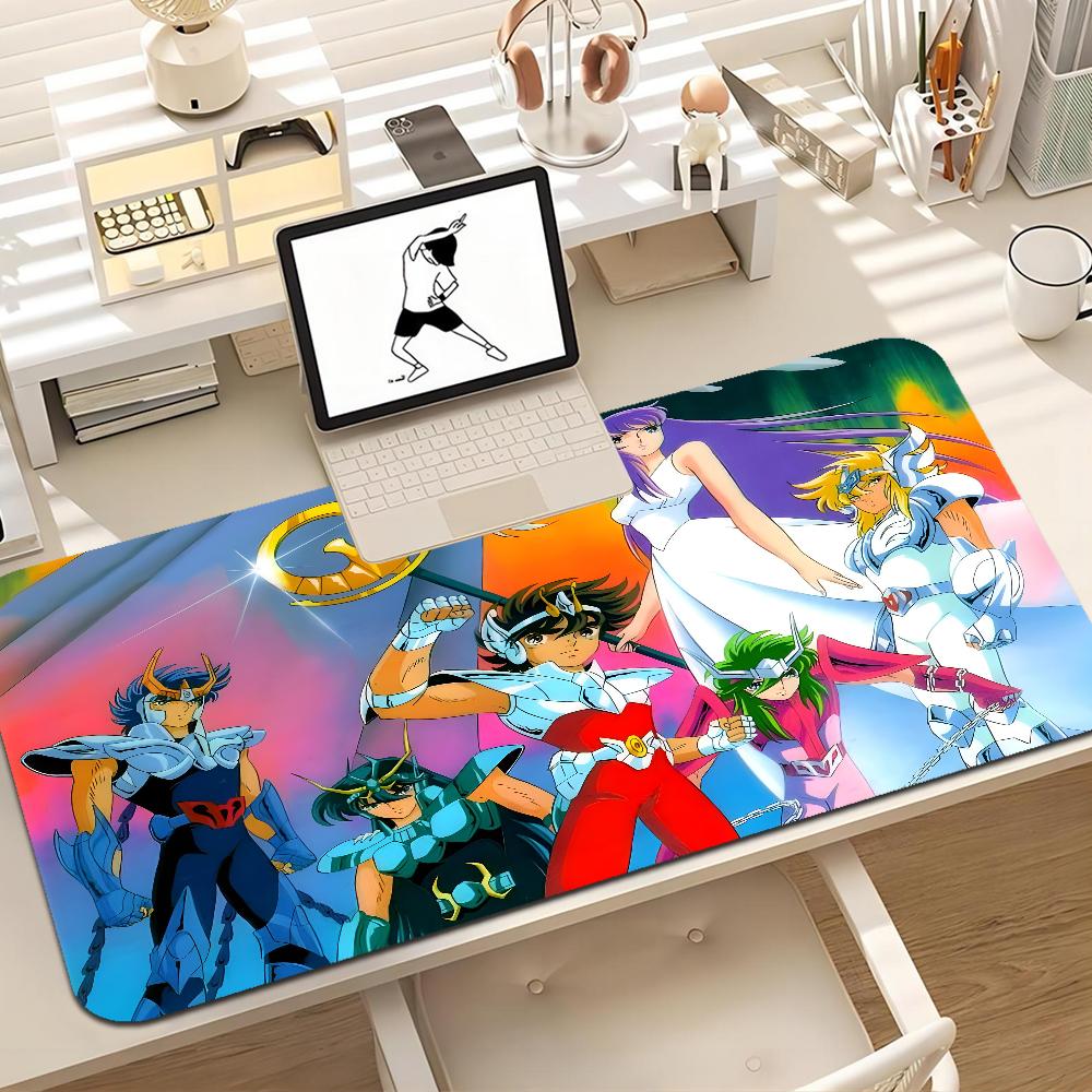 Knights Of The Zodiac Mousepad Boy Pad Natural Rubber Gaming Mousepad Desk Mat Size For Gameing World Of Tanks CS GO Zel