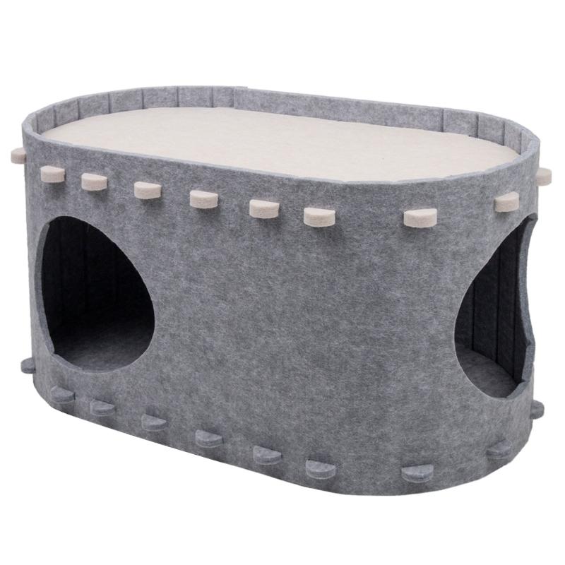 

DoubleDecks Cats House Sleeping Bed Scratchproof Sleeping Bed Tunnel