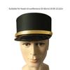 Black Security Guard Hat Carnivals Adult Soldier Hat Role Play Doorman Hotel Waiter Hat Adult Cosplay Party Black Hats