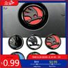 Samolepka na auto pro Škoda 46MM Samolepka s logem znaku na volant auta Rapid Octavia Fabia Laura Superb VRS Yeti Kodiaq Karoq KAMIQ S