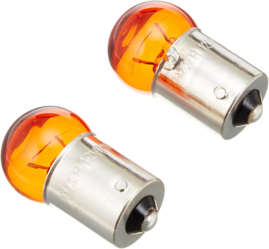 C.F.POSH 271219 Turn Signal Valve, Orange, Pack of 2, G18 12 V10 W