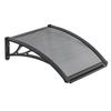 Awnings for Door Entrance, 24 X 24 In, Exterior Front Door Window Awnings with Drainage & ABS Bracket, Rain Snow Sun Protection, Overhang