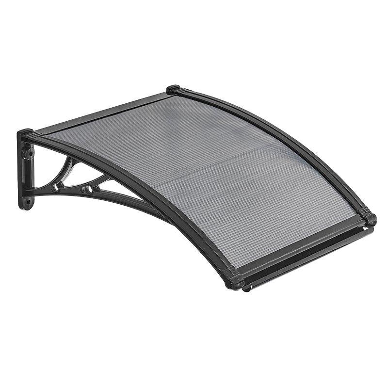 Awnings for Door Entrance, 24 X 24 In, Exterior Front Door Window Awnings with Drainage & ABS Bracket, Rain Snow Sun Protection, Overhang