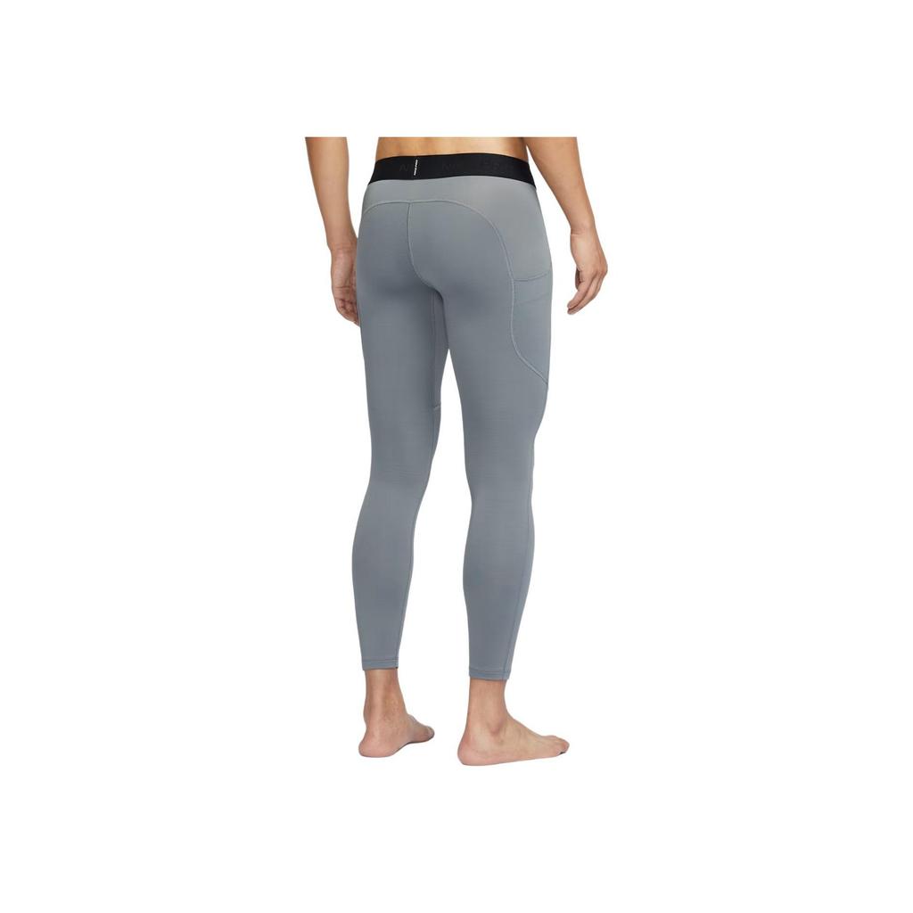 Nike Pro Warm Breathable Spliced Slim Fit Sports Long Pants Men Bottoms FB7962-084