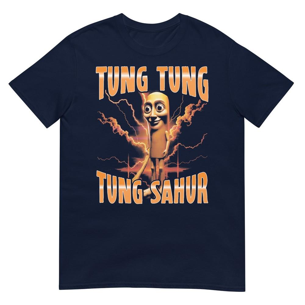 Surreal Italian Brainrot Meme Tung Tung Tung Sahur TShirt S
