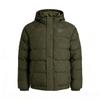Gray Goose Down Zip Hooded Long Sleeve Jacket Unisex Outerwear FQ8394