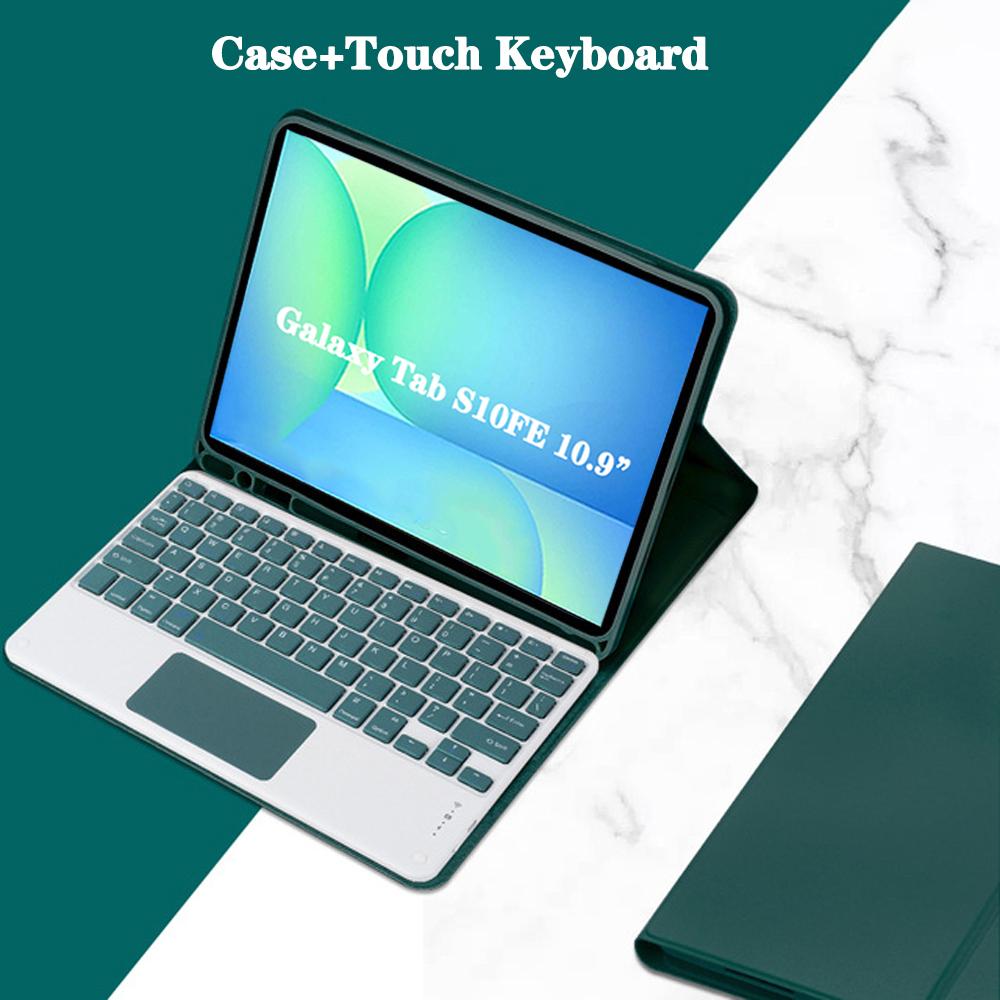 Case for Samsung Galaxy Tab S10 FE 10.9 Inch, Keyboard Cover for Samsung Galaxy Tab S10 FE 10.9 Inch SM-X520/X526/X526B