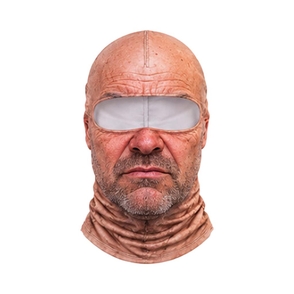 Letvægts udendørs ansigtsmaske med et sjovt smileyface design