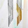 12 Tubes Aluminum Alloy Wind Chimes with Hook Gold/silver/Color Bells for Outside Home Wedding Party Memorial Decoration Gifts