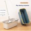 Mobile Mop Sink for Household and Balcony - Plastic Flat Mop Pool Basin