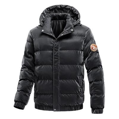 Cotton Clothing Winter Cotton Jacket Trendy Brand Men's Short Casual Warm Thickened Cotton Clothing Loose Hooded Jacket