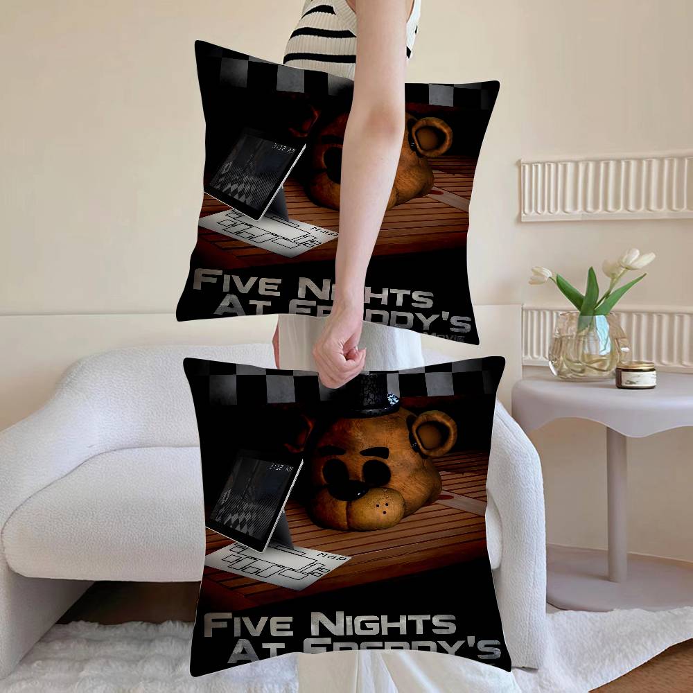Movie Five N-Nights At F-Freddys Pillow Case Anti-dustmite Invisible Zipper Sofa Bed