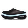 adidas Originals AdiFOM Stan Smith Mule Slip Resistant Closed Toe Slippers Women's Black Blue IE4626(Team635-)