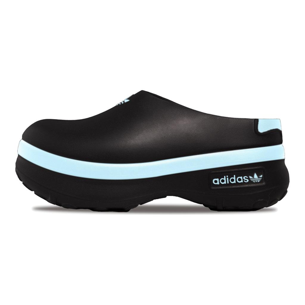 adidas Originals AdiFOM Stan Smith Mule Slip Resistant Closed Toe Slippers Women's Black Blue IE4626(Team635-)
