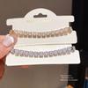 Geometric Zircon Square Link Bracelet For Women Elegant Fashion Gift For Her