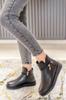 Women Modern Stylish Fashion Dm Zipper Boots Suede
