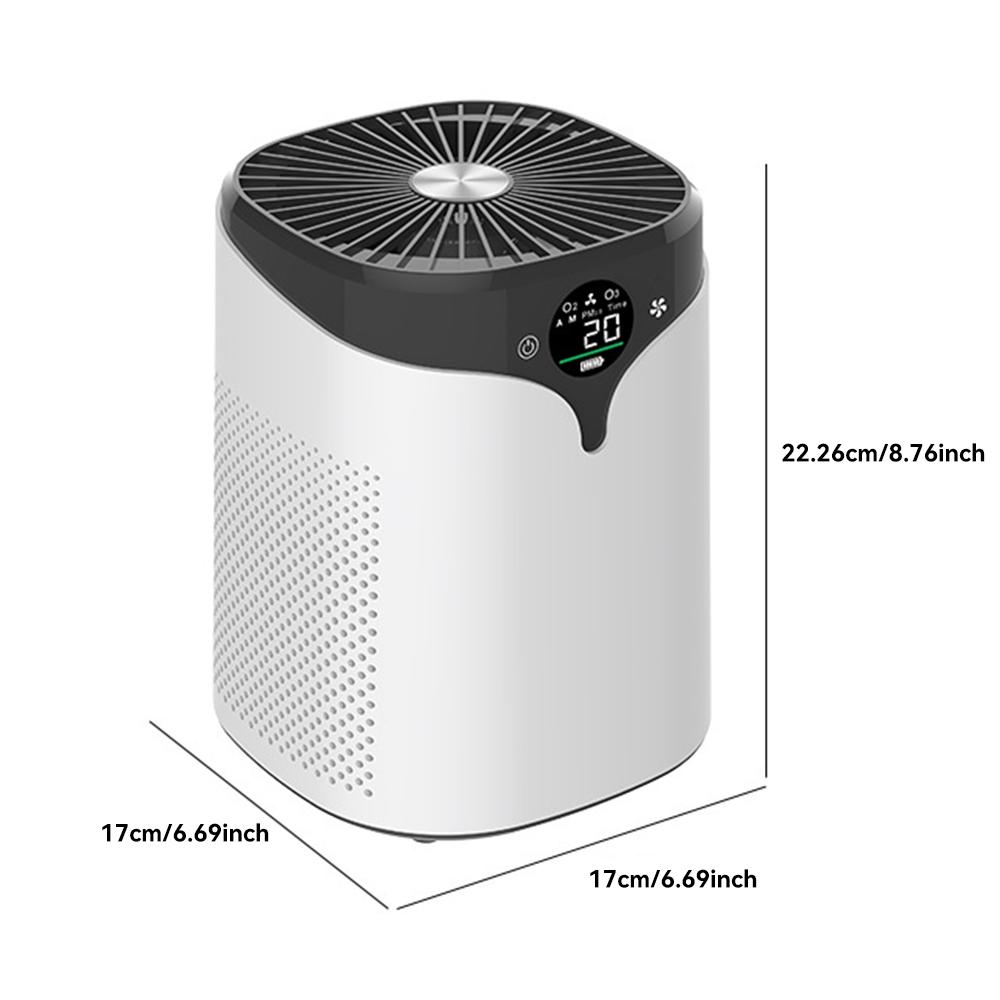 Xiaomi Portable Desktop Air Purifier Home Smart Air Purifier With HEPA Filter Mini Air Freshener Smoke Odor Dust Remover Air Cleaner