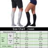 1 Paar Kompressionssocken für Damen und Herren 20-30 mmHg Lauf-Stützsocken