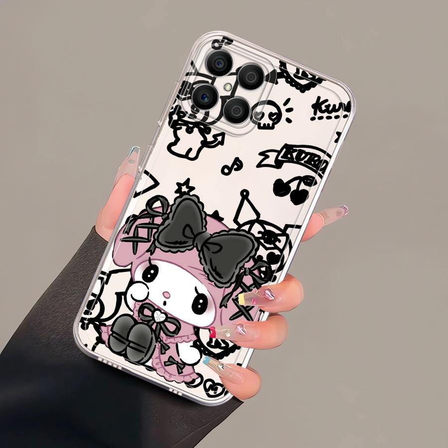 Sanrio Cool Kuromi Soft Phone Cover Case for Honor X8 X8a X8b X9a 90 Lite X7b X9b