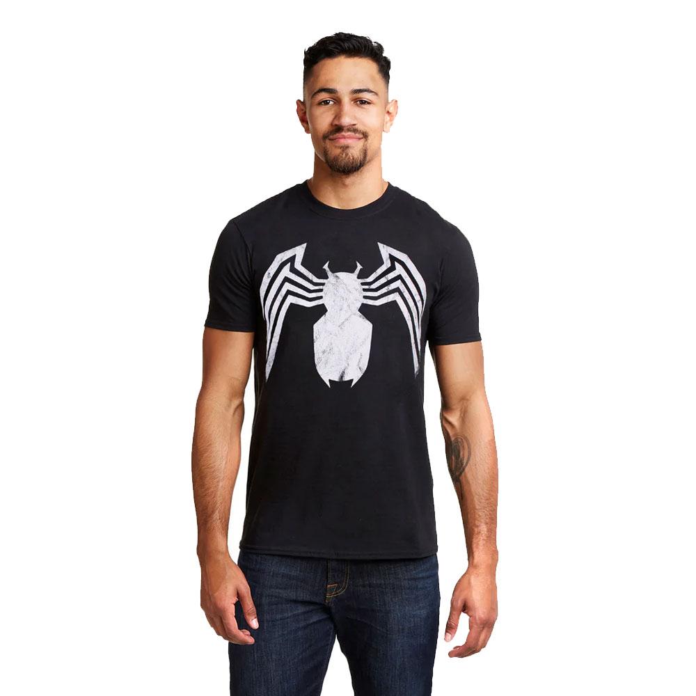 Marvel Mens Venom Emblem T-Shirt