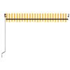 Exclusive House - Manual Retractable Awning 450x350 Cm Yellow and White