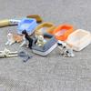 3Pcs/set Fashion 1:12 Dollhouse Cat Litter Box Miniature Mini Pet Supplies Model Shovel DIY Accessories Toy
