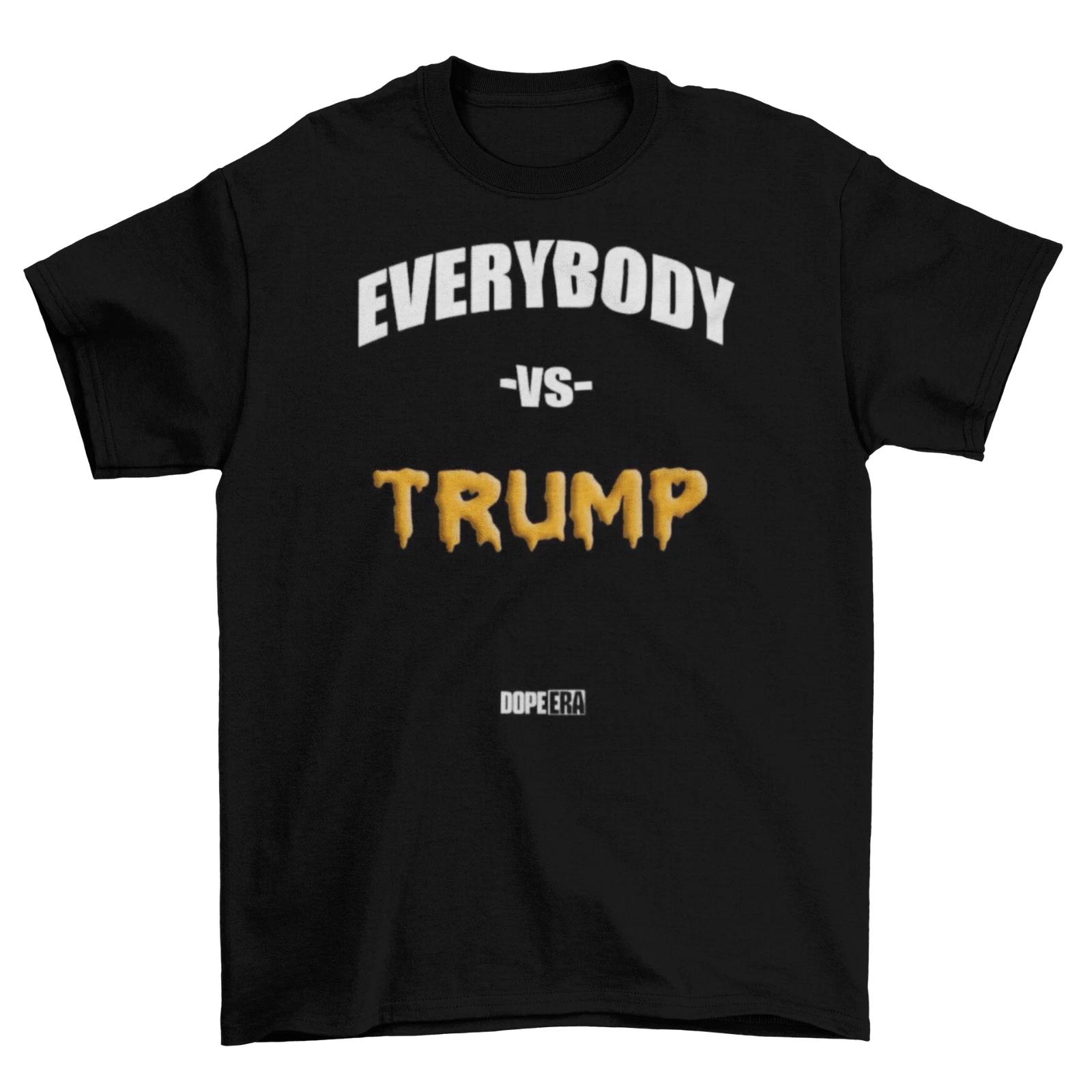 EVERYBODY VS TRUMP! Adult T-Shirt Unisex Rise Up Anti-Trump Marshawn Lynch New XXL