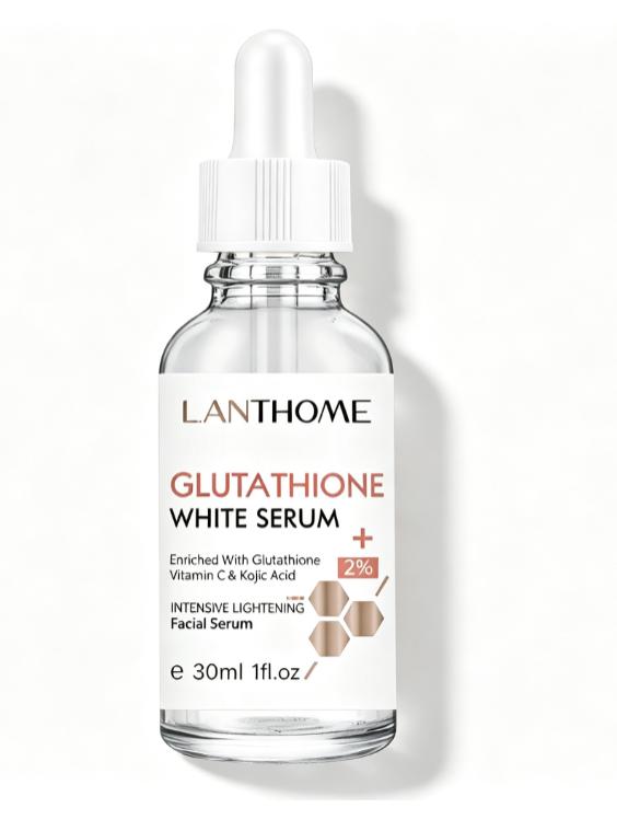 LANTHOME Glutathione Cream + Serum Duo Set Brightening & Hydrating Facial Skincare Gift