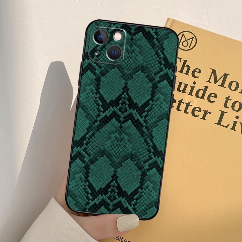 Etui ze skóry węża Pythona do iPhone'a 13 12 11 14 Pro Max Mini XR X XS MAX 6S 7 8 Plus SE 2020 2022