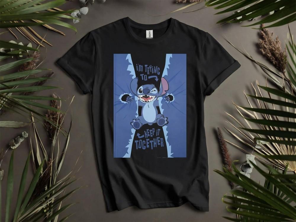 

Stitch Aloha Hawaii T-shirt T shirt Men Women Unisex Tshirt L184 2XL