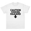Caution Choking Hazard Safety Sign T Shirt Unisex Women Edgy Humor Graphic Tee Black Cotton Short Sleeve Yk