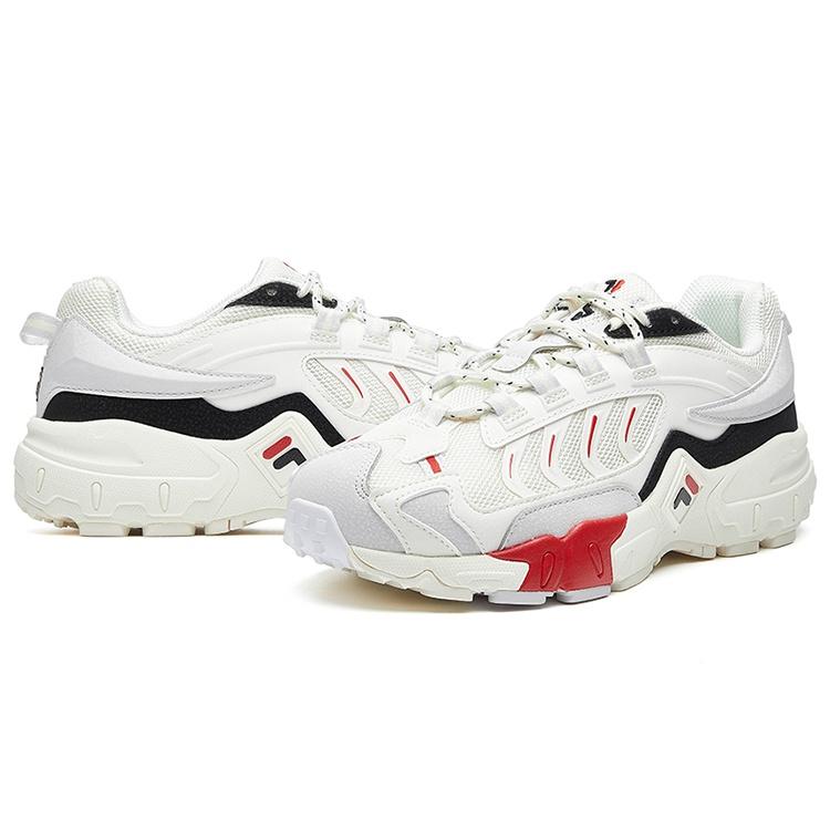 (WMNS) FILA Retro Running Shoes White/Red/Black Women's F12W041115FNF