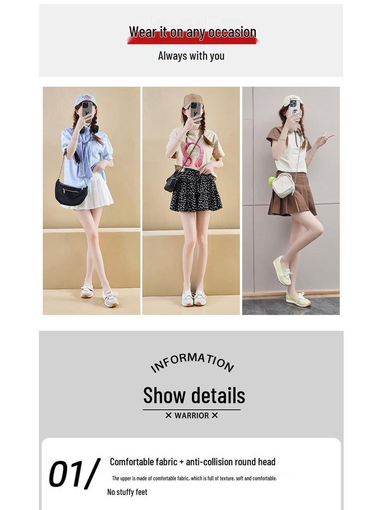 2025 Korean Style Women's Trendy Forrest Gump Inspired Thick-Soled Height-Increasing Running Shoes JCF-212