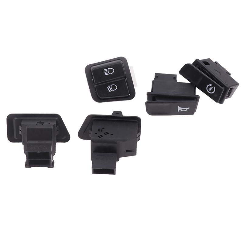5Pcs/Set Start Switch Horn Light Five Major Switches Turn Signal Button Switch