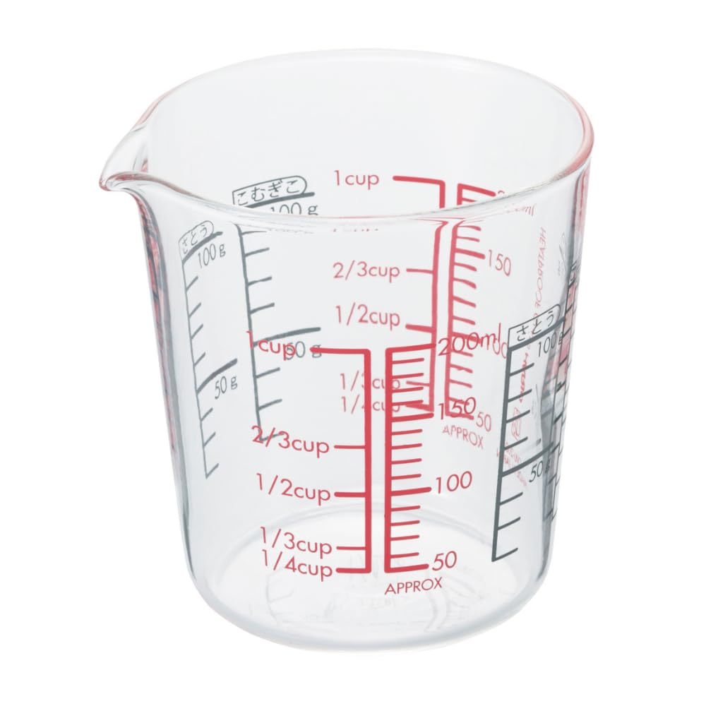 

HARIO Measuring Made in Cup, Heat-Resistant Glass, 200ml, Multi-Purpose, Japan, CMJ-200