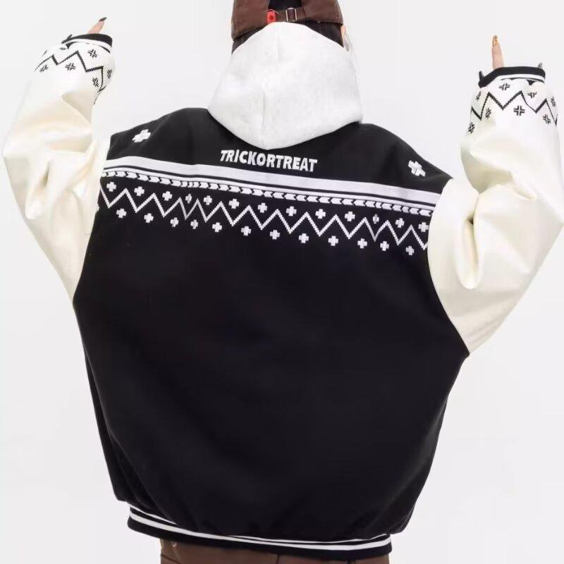 2024 Spring/Autumn Stylish Men's Jacket - High Street Fashion, Hong Kong & Japanese Harajuku/Korean Style, Loose Fit