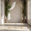 10 Sets Curved Arch Arch Frame Sturdy Metal Backdrop Arch Curved Arch Backdrop Stand Modern Look Event Decor for Ceremony