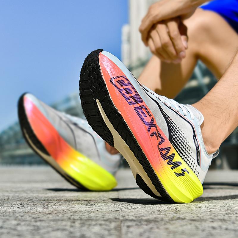 Męskie Specjalistyczne Buty do Biegania na Maratony z Płytką Węglową Oddychające Lekkie Damskie Wygodne Sportowe Antypoślizgowe Amortyzacja Stabilność Sneakersy