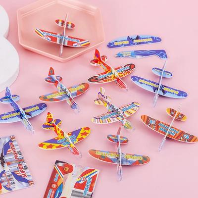 10/20 Stück Mini DIY Handwurf Fluggleiter Flugzeuge Schaumstoff Flugzeug Spielzeug Kinder Geburtstagsparty Mitgebsel Babyparty Füllmaterialien Geschenk