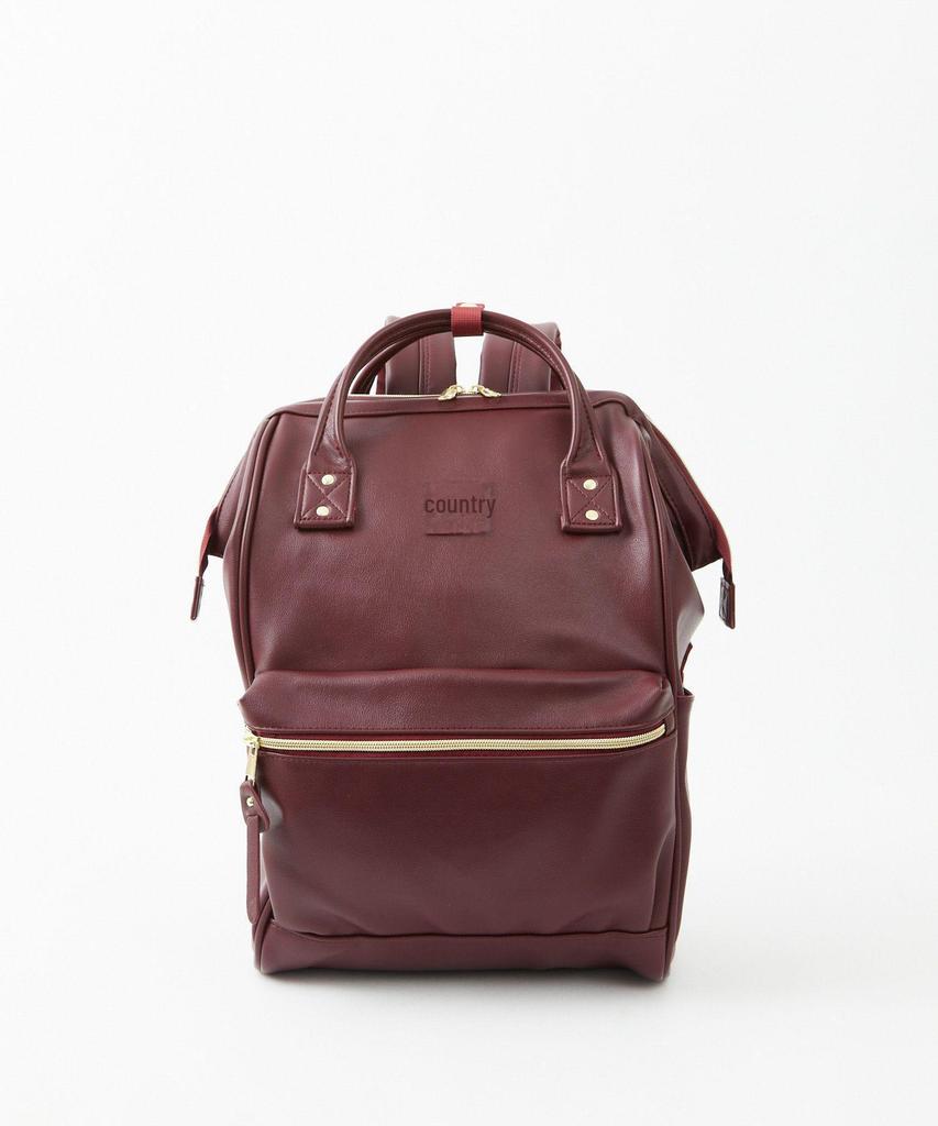 Rakuten Women's PU Leather Gold-Mouth Backpack - Travel & School Bag