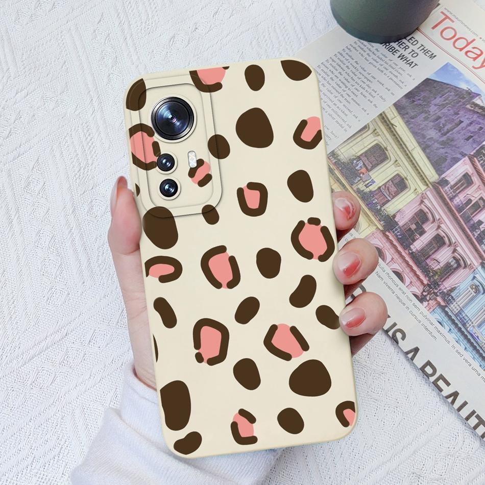 Phone Case For Xiaomi 12 Pro Lite Ultra Candy Color Patterned Liquid Silicone Full Coverage Anti Slip Shell For Xiaomi12 Coque