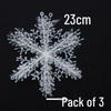 Snowflake String Ornaments for Christmas Tree Decorations and Gifts