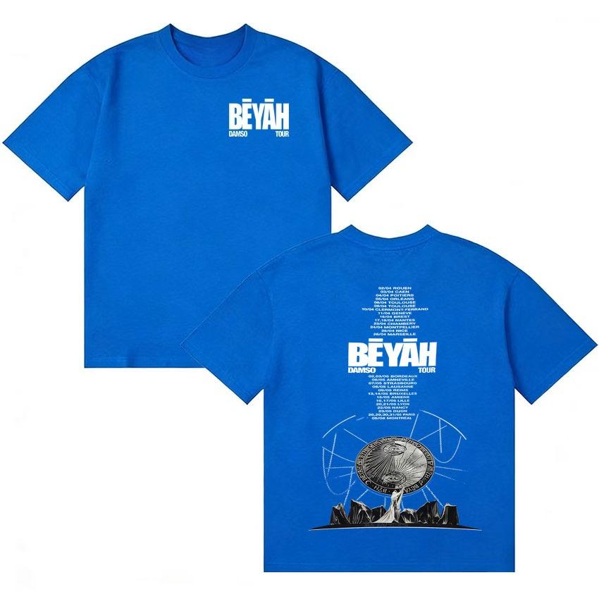 

Singer Damso 2026 Hot Album Fashion Tshrit Oversized Hip Hop Teenagers Short Sleeve summer 100 cotton T Shirt Unisex Wome M