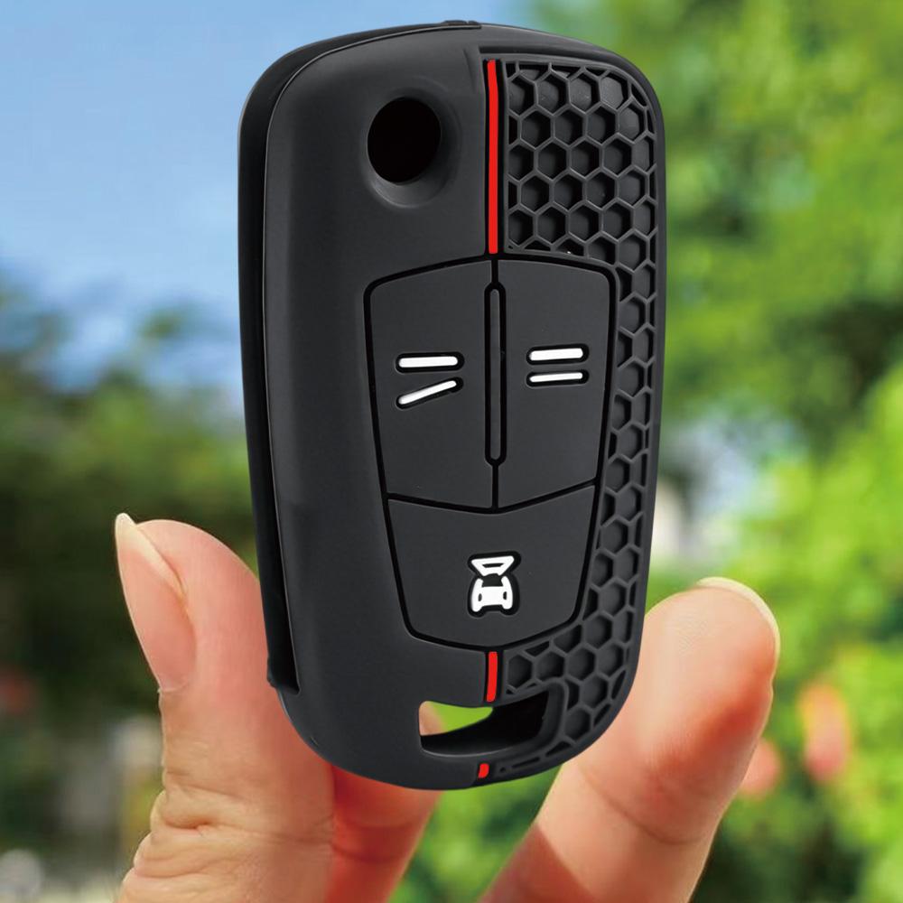 Silicone Car Remote Key Case Cover Shell Fob for Opel Vauxhall Astra H Corsa D Vectra C Zafira Astra Vectra Signum 2/3 BNT